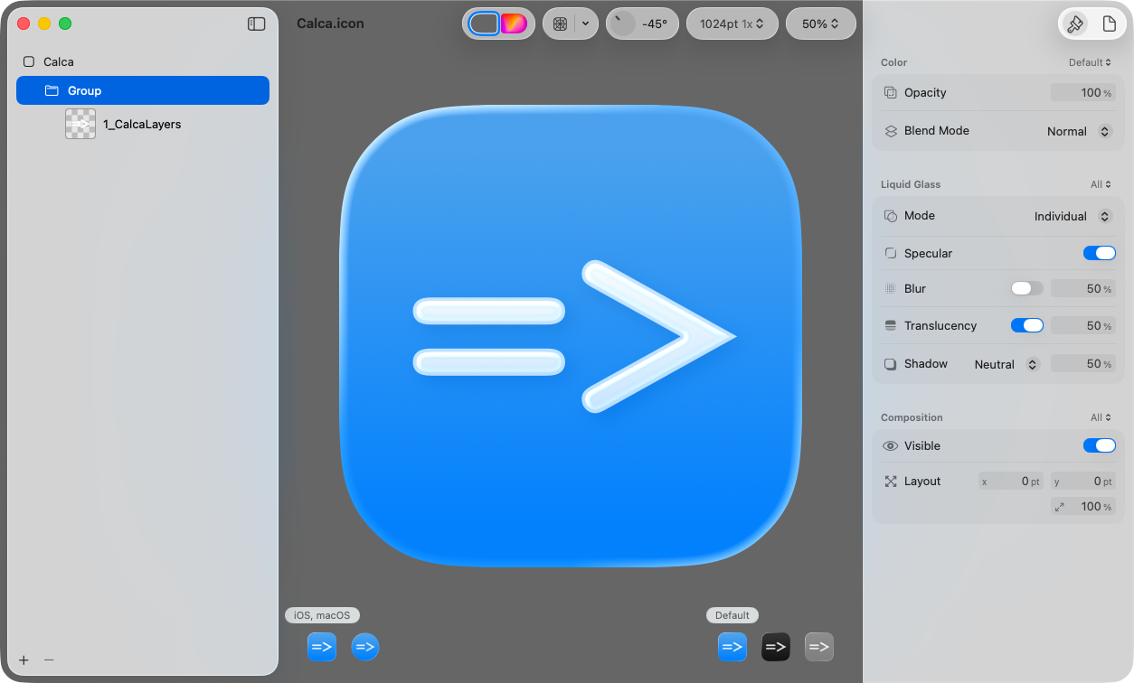 Icon Composer App