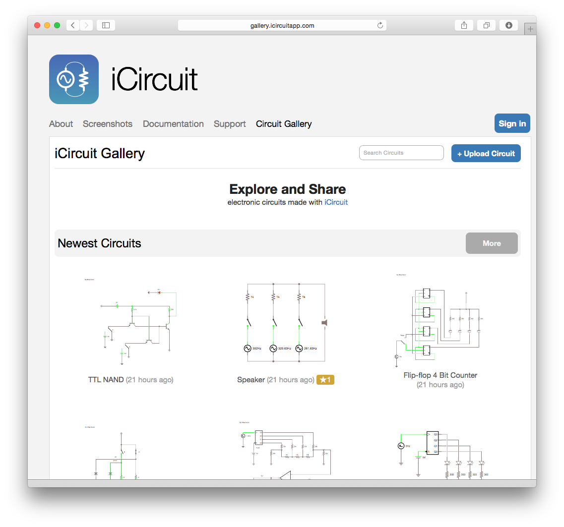 icircuit pc version subcircuit